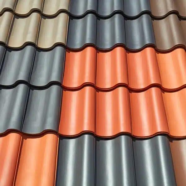 Dachbeschichtung in verschieden Farben